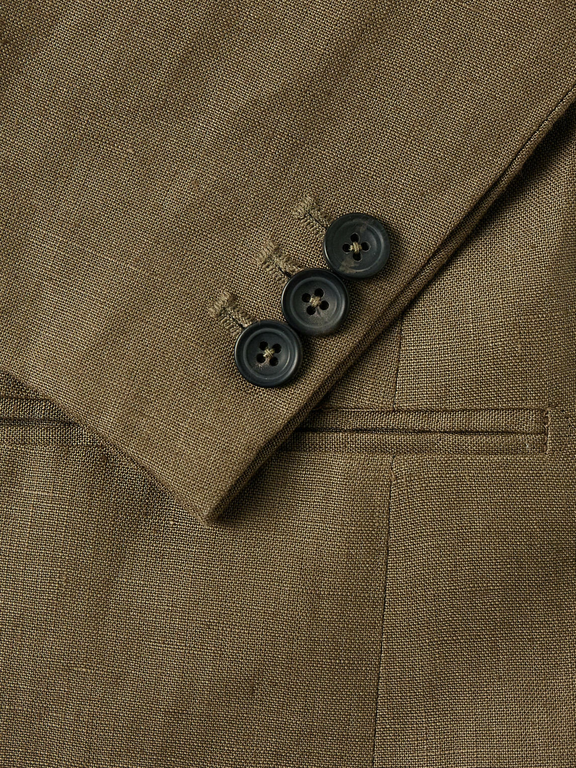 J. Mueser - Waverly Double-Breasted Linen Suit Jacket - Neutrals