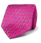 Charvet - 8.5cm Silk-Jacquard Tie - Pink