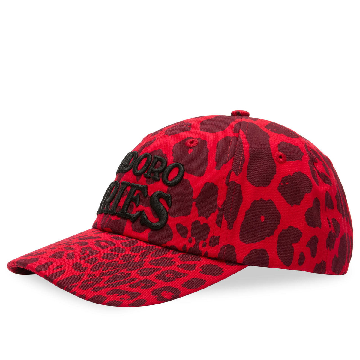 Aries Women's J'Adoro Leopard Cap in Red 