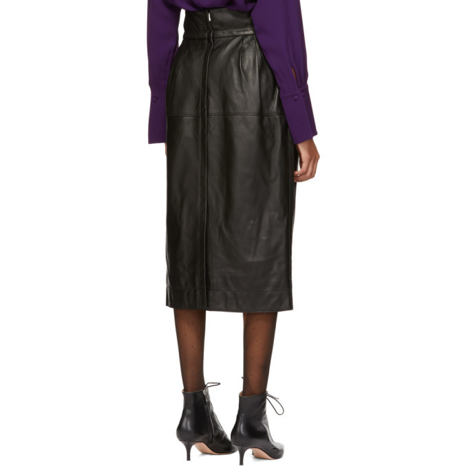 Marc jacobs high 2025 waisted leather skirt