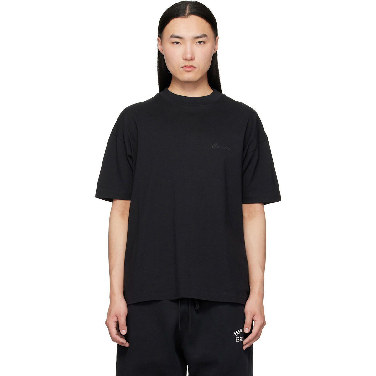 Fear of God ESSENTIALS Black Classic T-shirt