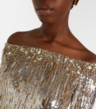 Jenny Packham Marnie embellished gown