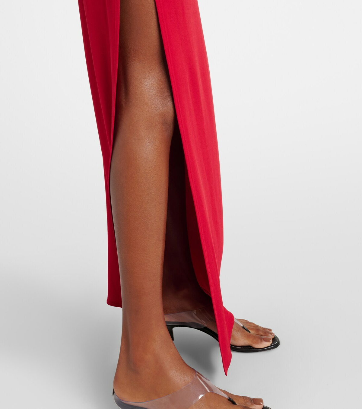 Magda Butrym Floral-appliqué draped gown