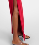 Magda Butrym Floral-appliqué draped gown