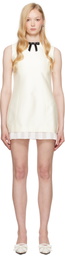 SHUSHU/TONG SSENSE Exclusive Bridal Capsule Sleeveless Slim-Fit Minidress