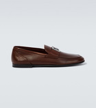 Dolce&Gabbana Logo leather loafers