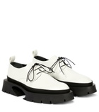 Jil Sander - Leather Derby platform shoes