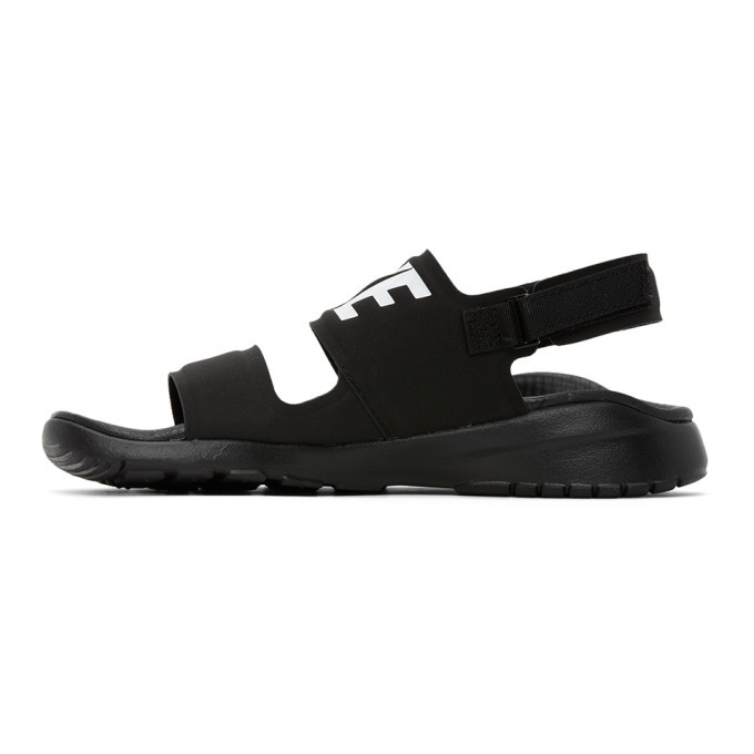 black tanjun nike sandals