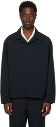 nanamica Black Spread Collar Jacket