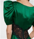Rodarte Silk lace maxi dress
