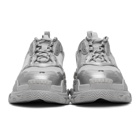 Balenciaga Silver Triple S Sneakers