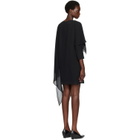 MM6 Maison Margiela Black Chiffon Minidress