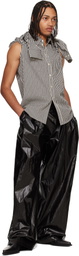 Walter Van Beirendonck Black Sun Trousers