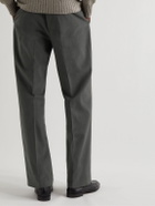 Giuliva Heritage - Umberto Straight-Leg Pleated Brushed Cotton-Twill Trousers - Unknown