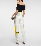 Alexander McQueen High-waisted cigarette pants