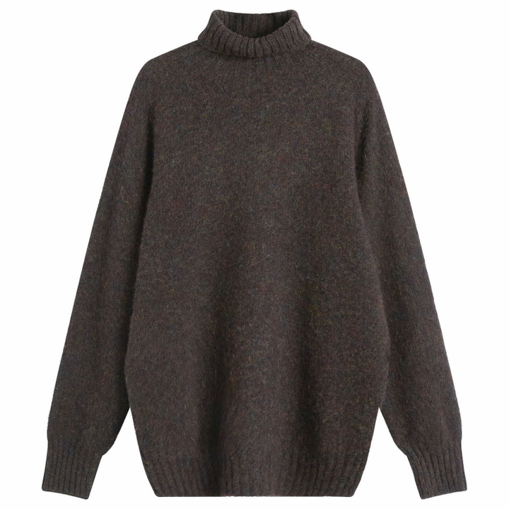 Photo: Howlin by Morrison Men's Howlin' Sylvester Roll Neck Knit in Wolf