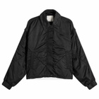 YMC Women's Heath Bomber Satin Jacket in Black