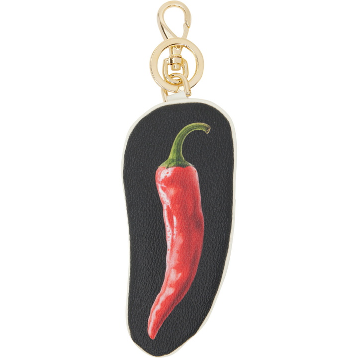 Photo: UNDERCOVER Black & Off-White UC2F1K02-3 Pepper Keychain