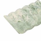 ferm LIVING Mist Soap Dish in Emerald/Off-White 