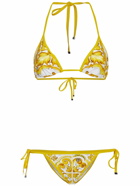 DOLCE & GABBANA Maiolica Printed Bikini Set