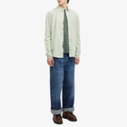 Gitman Vintage Men's Button Down Cotton Linen Shirt in Seafoam