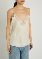 Rohe Lace-trim Silk Camisole top Cream