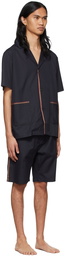 Paul Smith Navy Cotton Pyjama Set