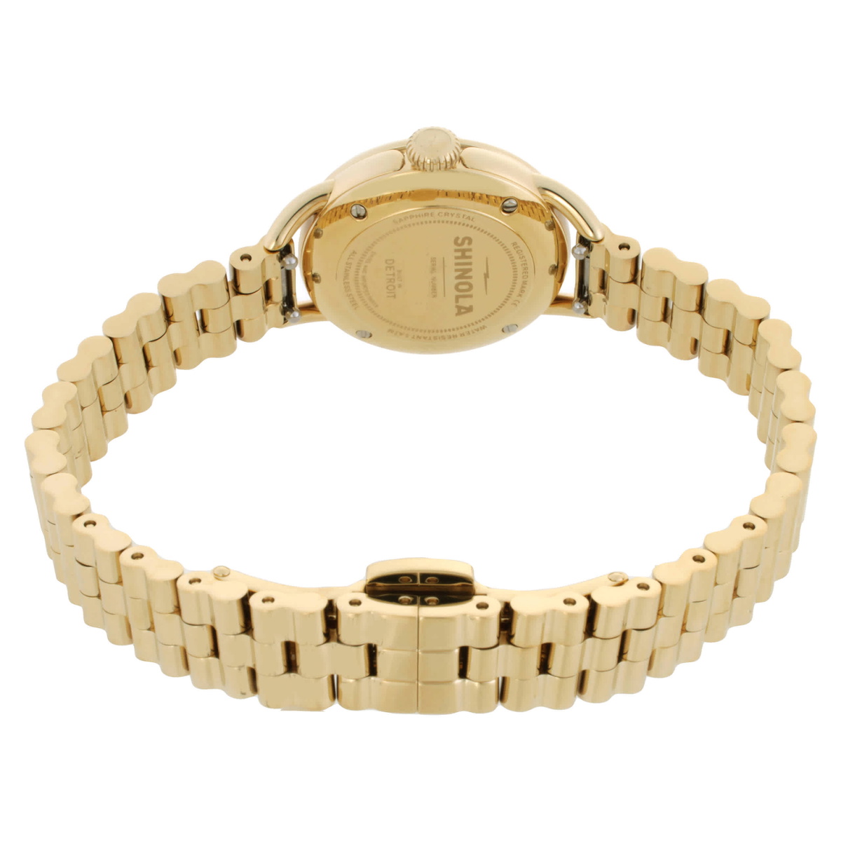 Shinola Petoskey Quartz Gold Dial Ladies Watch S0120306831