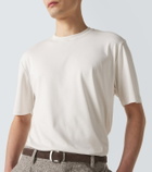 Agnona Cotton and silk jersey T-shirt