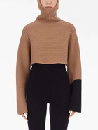 FERRAGAMO - Cashmere Cropped Hoodie