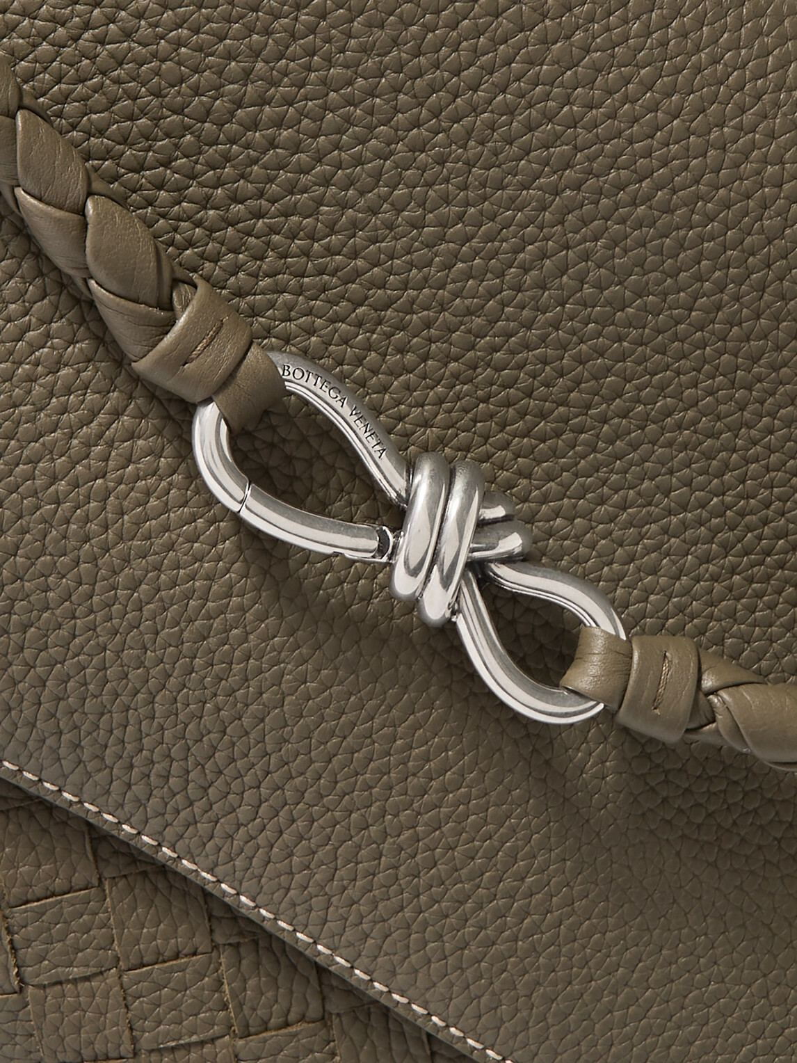 Bottega Veneta - Andiamo Medium Intrecciato Full-Grain Leather Messenger Bag