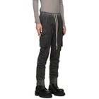 Rick Owens DRKSHDW Black Tower Mastodon Cut Cargo Pants