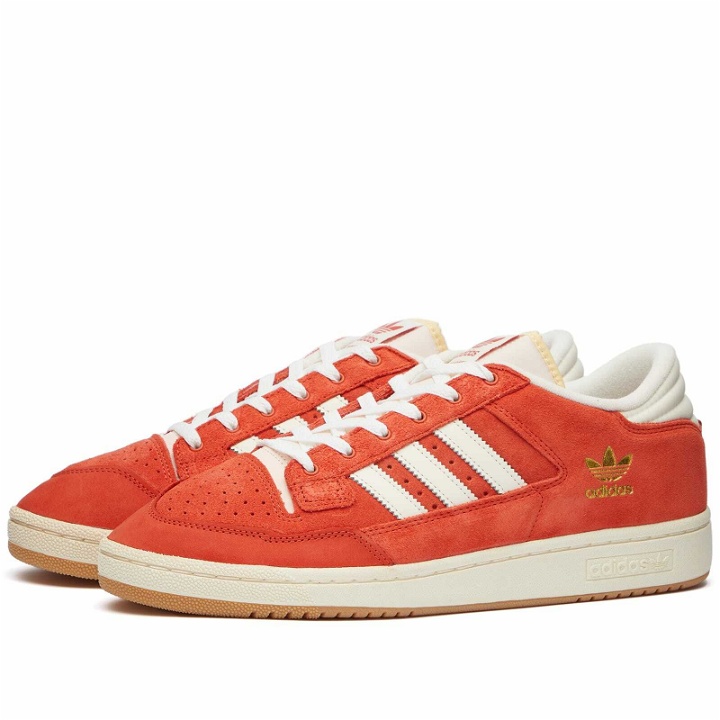 Photo: Adidas Centennial 85 Lo Sneakers in Preloved Red/Cream White