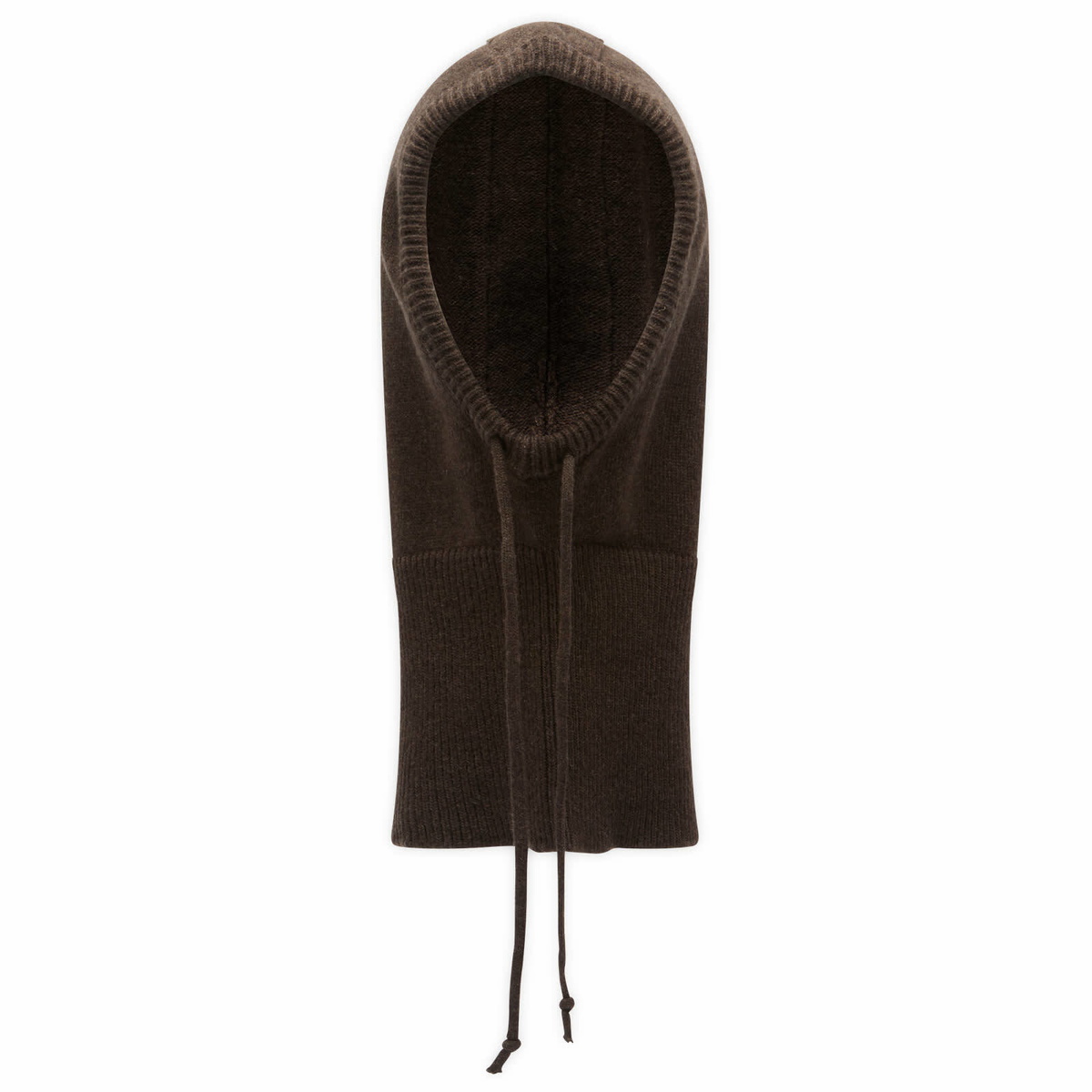 MM6 Maison Margiela Women's Knitted Balaclava Hood in Brown