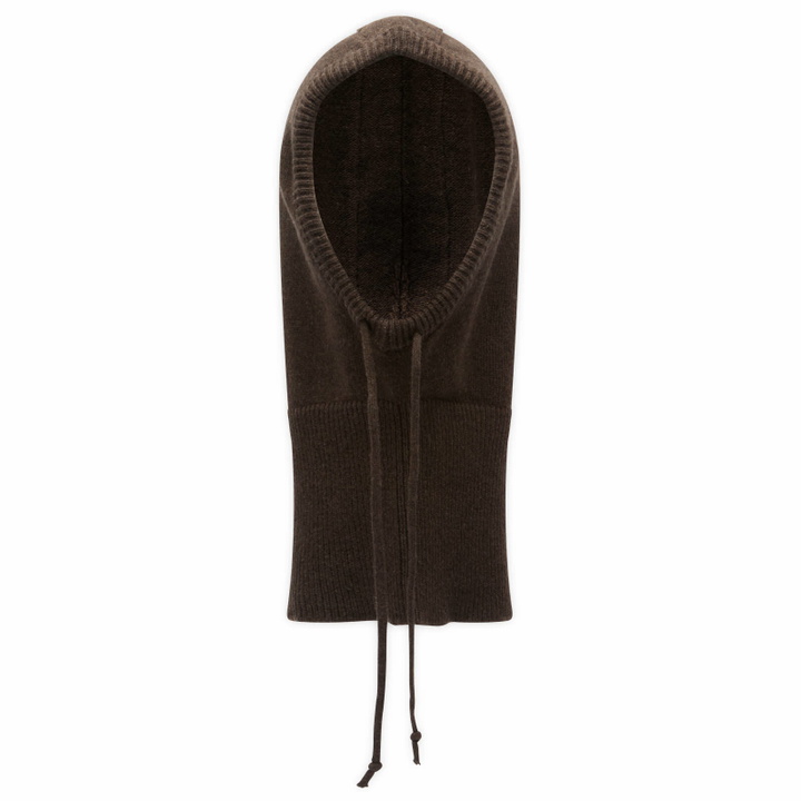 Photo: MM6 Maison Margiela Women's Knitted Balaclava Hood in Brown