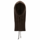 MM6 Maison Margiela Women's Knitted Balaclava Hood in Brown