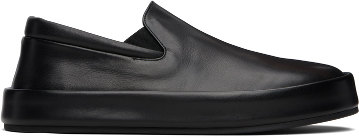 Photo: Marsèll Black Cassapelle Slip-On Sneakers