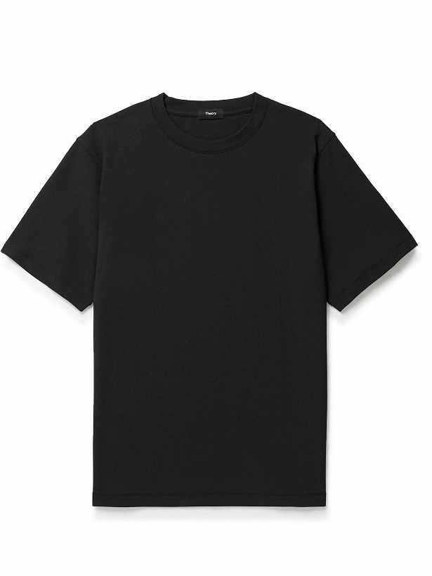 Photo: Theory - Ryder Stretch-Jersey T-Shirt - Black