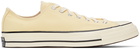 Converse Yellow Chuck 70 OX Sneakers