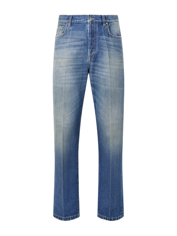 Photo: Versace - Straight-Leg Jeans - Blue