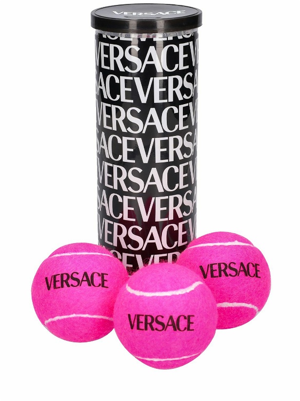 Photo: VERSACE Versace On Repeat Tennis Ball Tube
