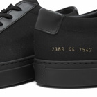 Common Projects Men's Achilles Leather & Canvas Sneakers in Black