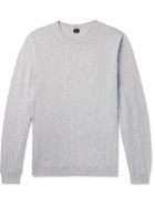 MP Massimo Piombo - Slim-Fit Cotton Sweater - Gray