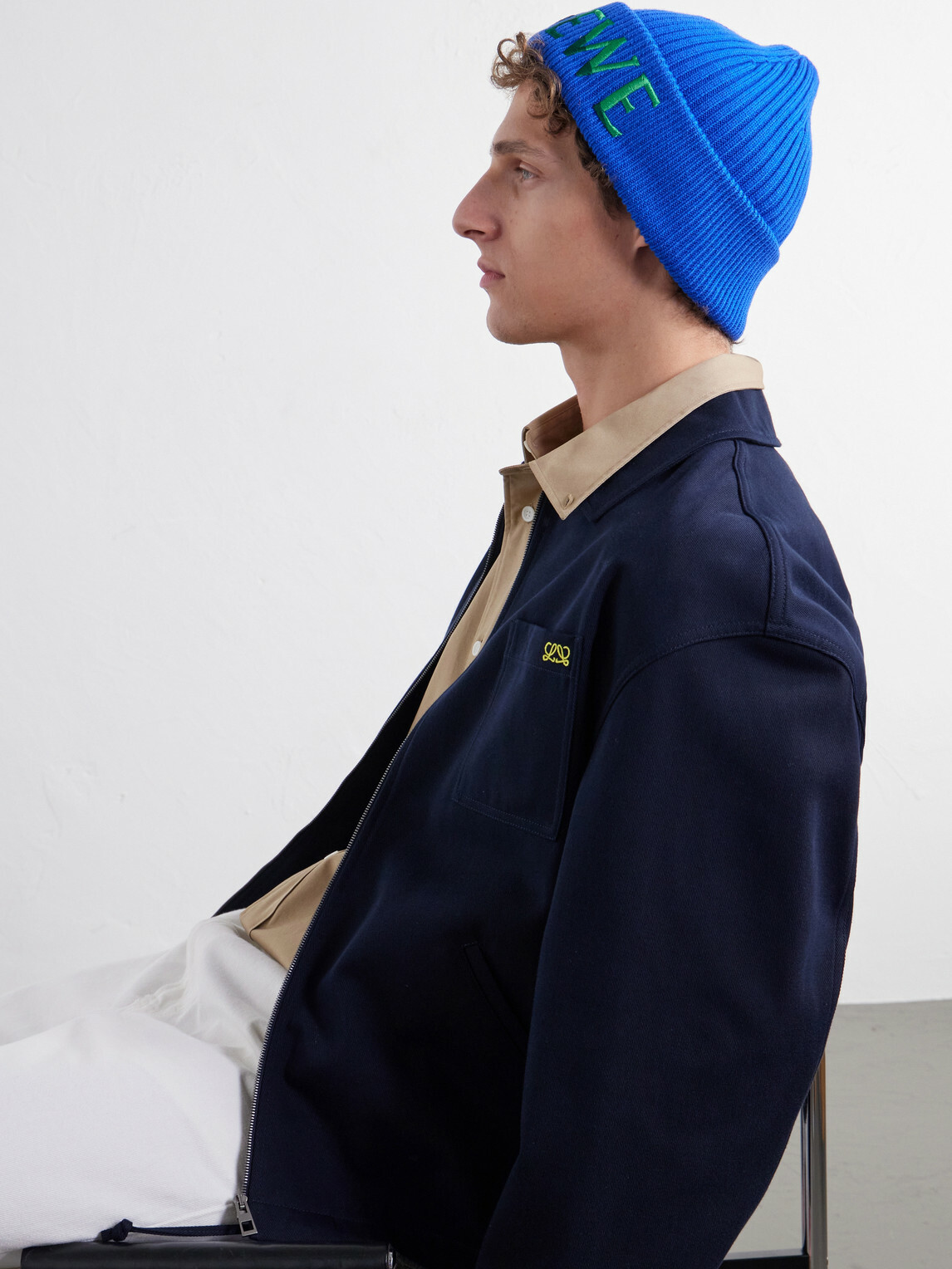 LOEWE - Logo-Embroidered Wool Beanie