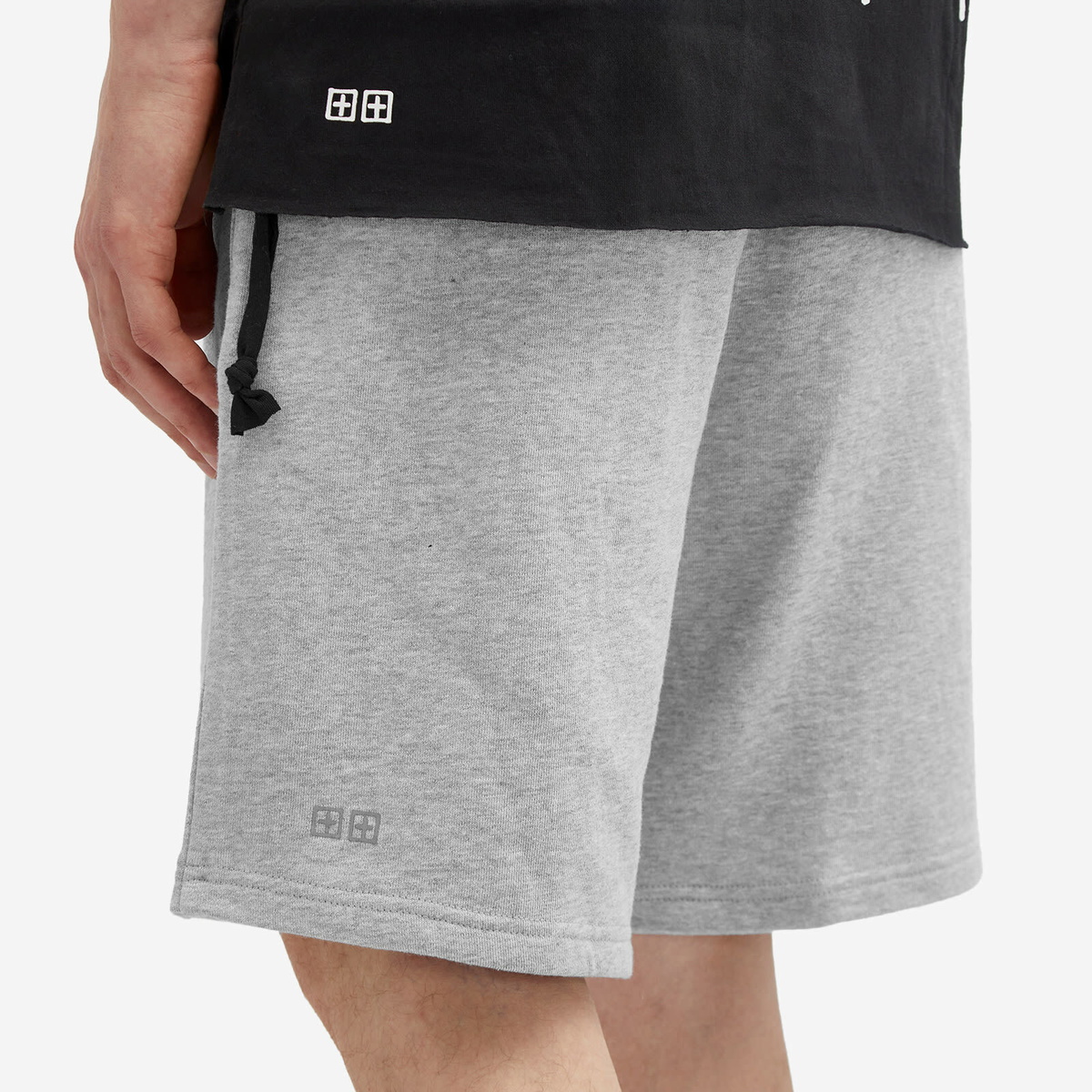 Ksubi Men's 4 x 4 Sweat Shorts in Grey Marl