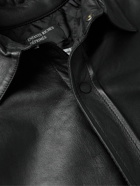 Enfants Riches Déprimés - Padded Leather Overshirt - Black