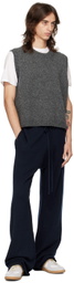 Maison Margiela Navy Drawstring Sweatpants