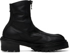 Julius Black Front Zip Boots