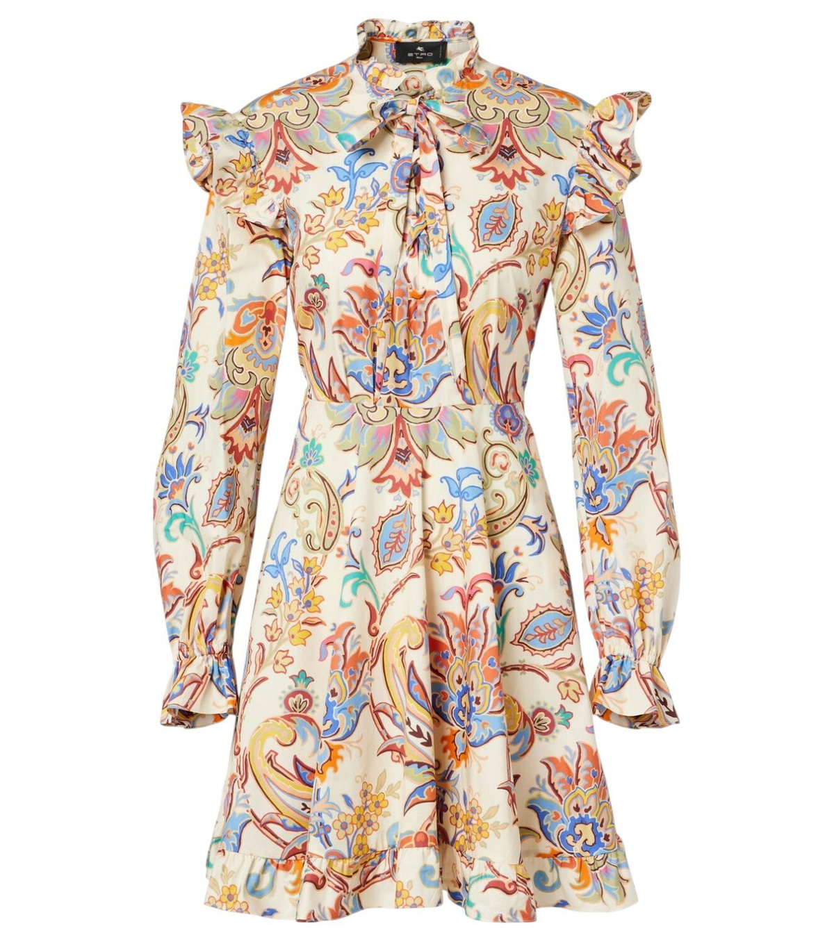 Etro Paisley plissé minidress Etro