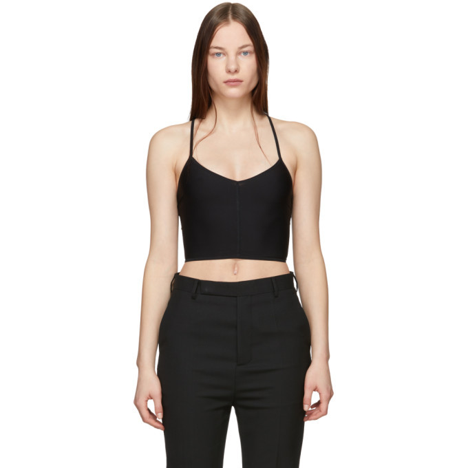 Photo: Ann Demeulemeester Black la fille dO Edition Jersey Bralette